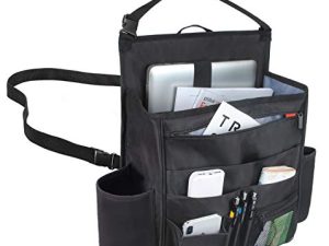 Luxja Car Front Seat Organizer with Laptop and Tablet Storage Pockets