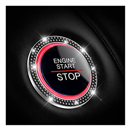 Car Bling Crystal Rhinestone Engine Start Ring Decals Car Bling Crystal Rhinestone Engine Start Ring Decals