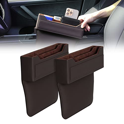 MAODANER Upgrade Universal Car Seat Gap Filler PU Leather Seat Console Organizer MAODANER Upgrade Universal Car Seat Gap Filler PU Leather Seat Console Organizer