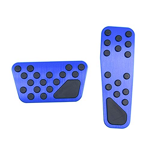Hecotrax Aluminum Alloy Pedal Cover for Dodge Challenger Charger Chrysler 300 300C No Drilling Aluminum Brake and Accelerator Pedal Covers (Blue) Hecotrax Aluminum Alloy Pedal Cover for Dodge Challenger Charger Chrysler 300 300C No Drilling Aluminum Brake and Accelerator Pedal Covers (Blue)