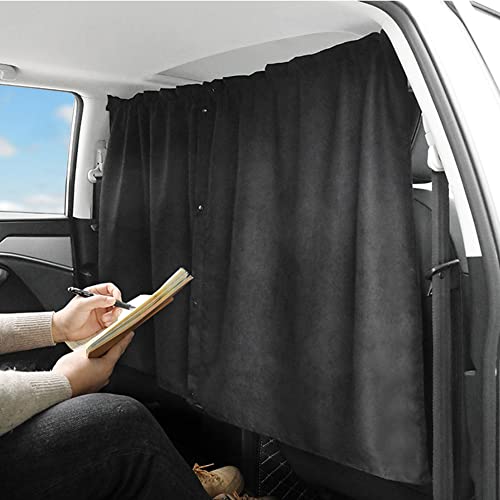 Ovege Car Divider Curtains Sun Shade (99% Opaque Upgrade Version)-Privacy Travel Nap Night Car Camping Detachable Simple Curtain(Black-Thick) Ovege Car Divider Curtains Sun Shade (99% Opaque Upgrade Version)-Privacy Travel Nap Night Car Camping Detachable Simple Curtain(Black-Thick)