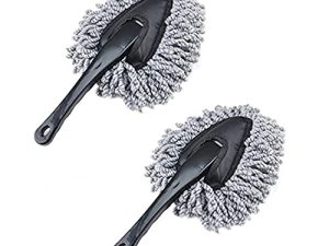 IPELY 2 Pack Super Soft Microfiber Car Dash Duster Brush for Car Cleaning Home Kitchen Computer Cleaning Brush Dusting Tool