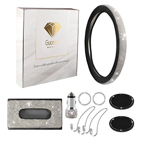 Bling Car Accessories Set - Pack of 9 Bling Car Accessories Set - Pack of 9