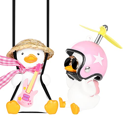 2Pcs Swinging Duck Car Hanging Ornament 2Pcs Swinging Duck Car Hanging Ornament
