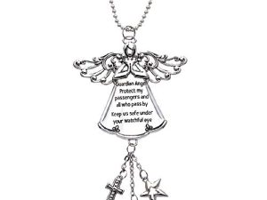 Ganz Guardian Angel Protect My Passengers Zinc Car Charm New