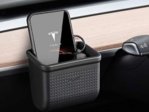 ThinSGO Tesla Model 3 Model Y Air Vent Organizer Cell Phone Pouch Sunglasses Holder
