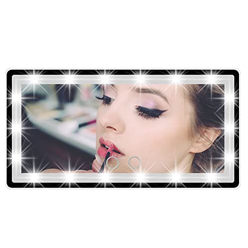 Rechargeable Car Visor Mirror Car Vanity Mirror Interior Car Accessories Car Mirror with LED Lights Car Accessories for Women Dimmable Touch Screen Universal for Car Truck SUV Built-in Lithium Battery Rechargeable Car Visor Mirror Car Vanity Mirror Interior Car Accessories Car Mirror with LED Lights Car Accessories for Women Dimmable Touch Screen Universal for Car Truck SUV Built-in Lithium Battery
