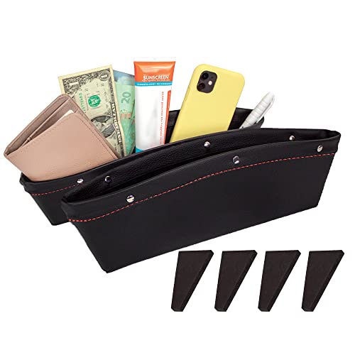 EcoNour 2 in 1 Car Seat Gap Filler | Front Car Seat Crevice Storage Box | Car Seat Gap Organizer | Caddy Between Seat Pocket to Holds Phones EcoNour 2 in 1 Car Seat Gap Filler | Front Car Seat Crevice Storage Box | Car Seat Gap Organizer | Caddy Between Seat Pocket to Holds Phones