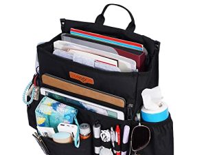 SURDOCA Car Organizer Front Seat with Laptop and Tablet Storage Pockets