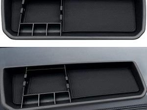 JOJOMARK for VW Atlas and Cross Sport Accessories Dashboard Organizer 2018 2019 2020 2021 2022 2023 Insert ABS Box Storage