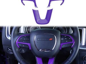 Voodonala Steering Wheel Trim for 2015-2022 Dodge Challenger Charger