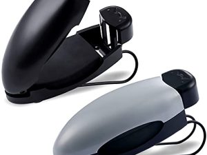 Frienda Car Sunglasses Holder Clip 2 Pieces Sunglasses Visor Clips Auto Sunglasses Holder for Car Sun Visor Glasses Holder Car Visor Clip Eyeglasses Mount for Sunglasses Car Accessories (Black