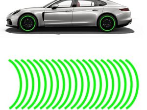 16PCS 17''-19'' Reflective Wheel Rim Stripe Decal
