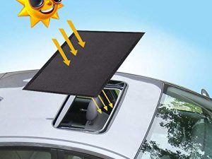 Magnetic Car Sunroof Sun Shade Breathable Mesh