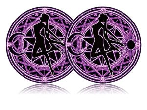 2PCS Car Cup Holder Coasters for Sailor Moon