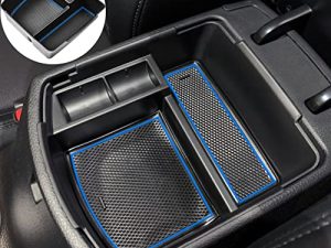 TACORBO Center Console Organizer Compatible with KIA Seltos 2020 2021 2022 2023 Accessories Armrest Glove Box Secondary Storage