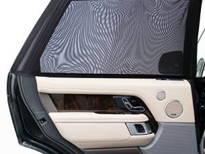 Autopect Side Window Sunshade Sock Screen-Shade (Pack of 2) – Block Sun Rays to Keep Car Interior Cool and Comfortable – Elasticized Universal Fit Mesh Sun Shade for Car