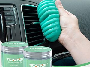 TICARVE Cleaning Gel for Car Detailing Vent Cleaner Cleaning Putty Gel Auto Detail Tools Car Interior Cleaner Cleaning Mud for Cars and Keyboard Cleaner Cleaning Slime Green 2Pack
