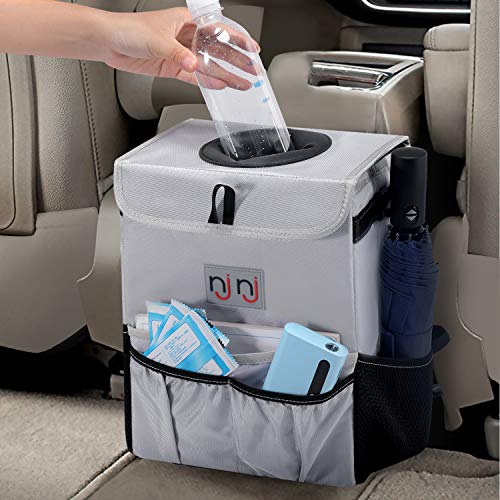 njnj Waterproof Car Trash Can Garbage Bin njnj Waterproof Car Trash Can Garbage Bin