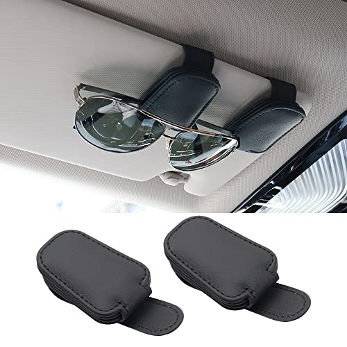 SUNCARACCL 2 Pack Sunglass Holder for Car Visor SUNCARACCL 2 Pack Sunglass Holder for Car Visor
