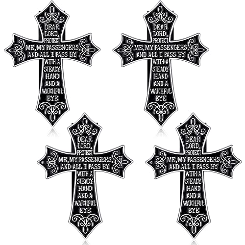 Tallew Sun Visor Clip Catholic Tallew Motorist Prayer Cross Christian Car Visor Clip New Driver Gifts Religious Visor Accessories Artful Blessing Car Charm Pin for Parent Family Friend (4) Tallew Sun Visor Clip Catholic Tallew Motorist Prayer Cross Christian Car Visor Clip New Driver Gifts Religious Visor Accessories Artful Blessing Car Charm Pin for Parent Family Friend (4)