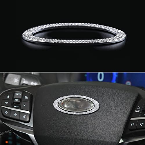Bling Steering Wheel Emblem Compatible fwith Ford Bling Steering Wheel Emblem Compatible fwith Ford