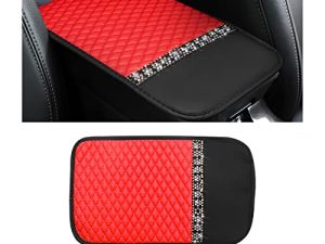 Bling Leather Car Center Console Cover