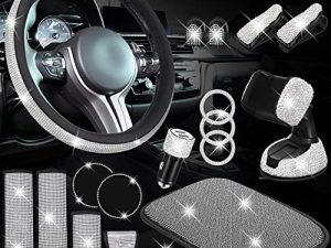 22 Pcs Bling Car Accessories Set for Women