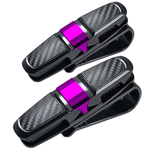FineGood 2 Pack Glasses Holders for Car Sun Visor FineGood 2 Pack Glasses Holders for Car Sun Visor