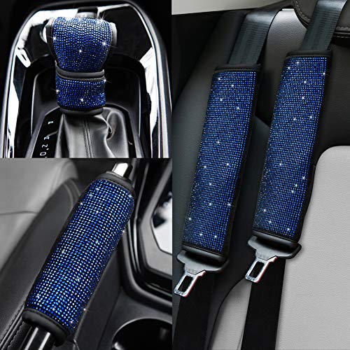 Valleycomfy Soft Velvet Seat Belt Shoulder Pads with Bling Rhinestones Car Bling Seat Belt Covers for Women Valleycomfy Soft Velvet Seat Belt Shoulder Pads with Bling Rhinestones Car Bling Seat Belt Covers for Women