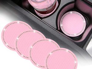 4 Pack Bling Car Coasters
