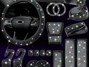 19 Pack Bling Car Accessories for Women