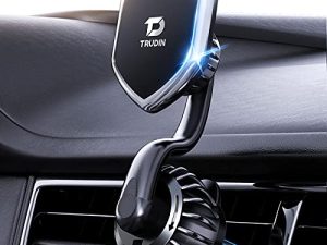 【Military-Grade Magnetic Vent Hook】 Phone Holder for Car【Ultra Sturdy】 Hands-Free Car Phone Holder Mount【Sharp Turns & Bumpy Roads Friendly】 Compatible with iPhone