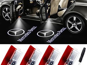 4 Pcs MB Door Light Logo