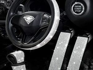 Set of 5 Bling car Accessories for Women Girly