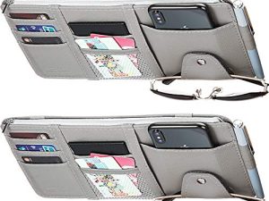 Boao 2 Packs Car Sun Visor Organizer
