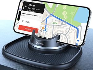 VICSEED 2022 Upgraded Dashboard Phone Holder Car [Ultra Steady & Easy] Phone Mount for Car Dashboard Pad Mat Anti-Slip Silicone Car Phone Holder Mount Fit for iPhone 14 Pro Max All Smart Phones & GPS