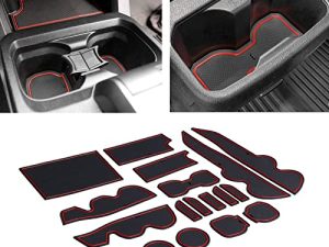 JDMCAR Liner Accessories Compatible with 2023 2022 Toyota Tacoma 2016 2017 2018 2019 2020 2021 Custom Fit Cup and Door Center Console Inserts (Double Cab