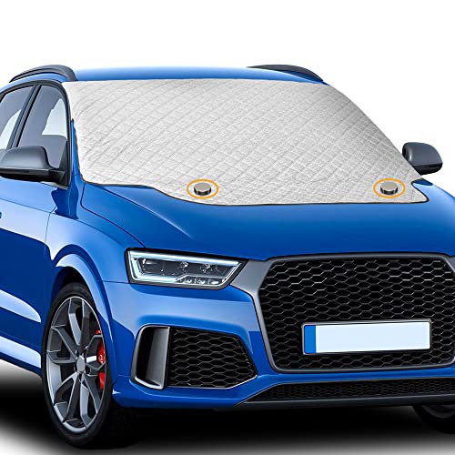 EcoNour PEVA Magnetic Car Windshield Covers for Winter | Four-Layered Car Windshield Snow Cover for Ice and Snow Protection | Car Cover Waterproof All Weather Protection | Standard (69 x 48 inches) EcoNour PEVA Magnetic Car Windshield Covers for Winter | Four-Layered Car Windshield Snow Cover for Ice and Snow Protection | Car Cover Waterproof All Weather Protection | Standard (69 x 48 inches)