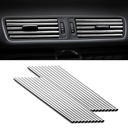 SINGARO 20 Pieces Car Air Conditioner Air Outlet Decorative Strips SINGARO 20 Pieces Car Air Conditioner Air Outlet Decorative Strips