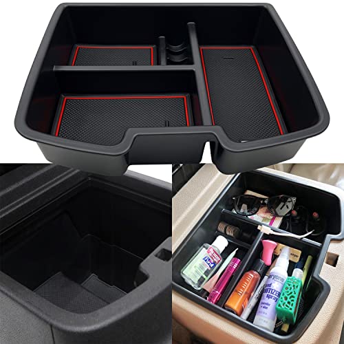 JOJOMARK Center Console Organizer Tray Compatible with 2007-2014 GMC Sierra Chevy Silverado Tahoe Yukon Suburban - Accessories Replaces 19166288 (Red) JOJOMARK Center Console Organizer Tray Compatible with 2007-2014 GMC Sierra Chevy Silverado Tahoe Yukon Suburban - Accessories Replaces 19166288 (Red)