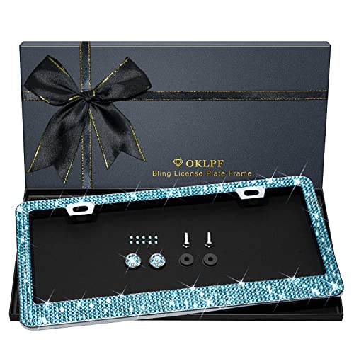 Bling License Plate Frame for Women Bling License Plate Frame for Women
