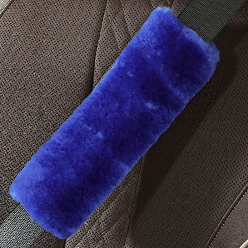OGLAND Genuine Sheepskin Soft Fuzzy Car Seat Belt Pad Cushion OGLAND Genuine Sheepskin Soft Fuzzy Car Seat Belt Pad Cushion