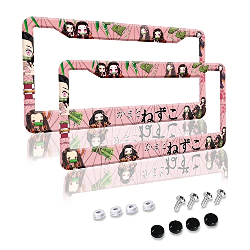 Anime Car License Plate Frame 2 Pack Anime Car License Plate Frame 2 Pack