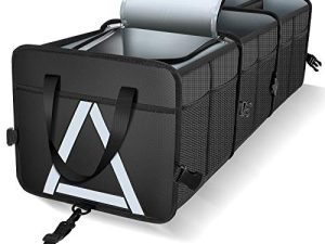 K KNODEL Sturdy Car Trunk Organizer with Premium Insulation Cooler Bag