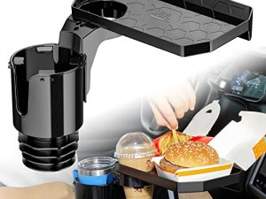 kemimoto Car Cup Holder Expander with Tray