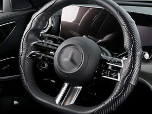 Vacallity 2 Packs Carbon Fiber Steering Wheel Cover