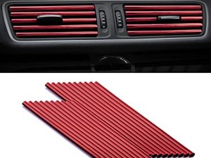 SINGARO 20 Pieces Car Air Conditioner Air Outlet Decorative Strips