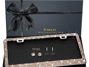 Bling License Plate Frame for Women