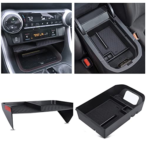 DIAMOOKY Upgraded Center Console Organizer Compatible with 2023 2022 2021 2020 2019 Toyota Rav4 Accessories DIAMOOKY Upgraded Center Console Organizer Compatible with 2023 2022 2021 2020 2019 Toyota Rav4 Accessories